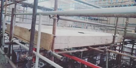 Type of scaffolding used in construction-Tube and Clamp scaffolding